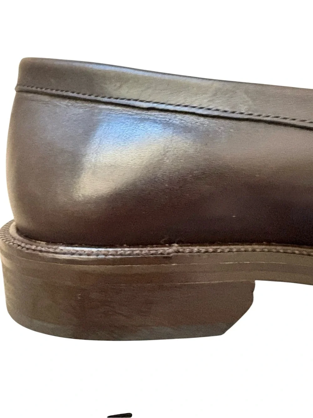 J.Crew Made in Italy Venetian Leather Classic Loafers Shoes Dark Brown Sz 11